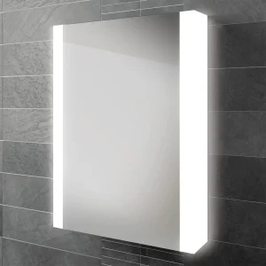 HIB Paragon 50 LED Illuminated Aluminium Mirror Cabinet