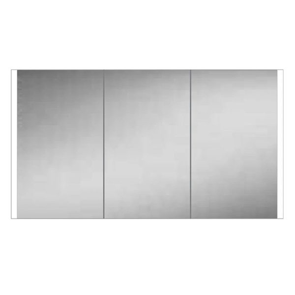 HIB Paragon 120 LED Illuminated Aluminium Mirror Cabinet - Image 2