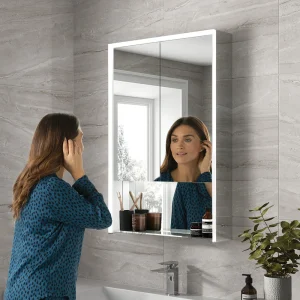 HIB Verve 60 LED Illuminated Mirror Cabinet