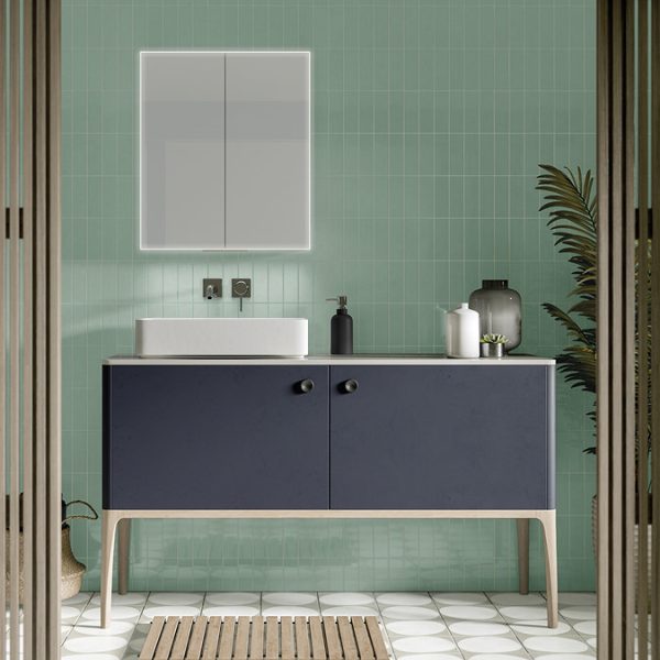 HIB Exos 60 LED Illuminated Mirror Cabinet - Image 3