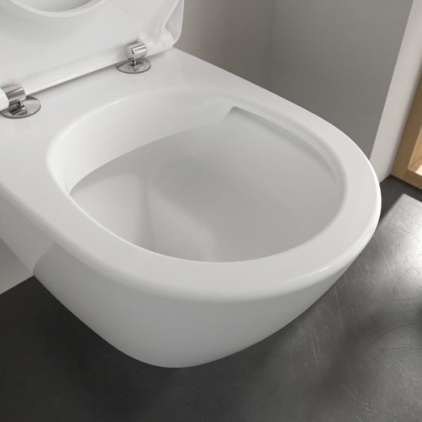 Villeroy & Boch ViPro 2.0 Toilet Frame with Matt Black Flush Plate + Subway 2.0 Wall Hung Toilet - Image 10