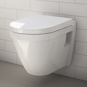 VitrA S50 Wall Hung Toilet + Soft Close Seat