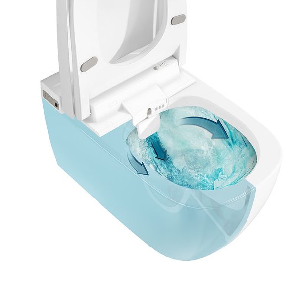 VitrA V Care Smart Wall Hung Essential Model Toilet and Soft Close Seat - Image 5