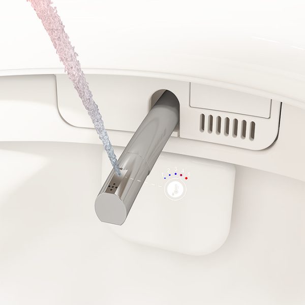 VitrA V Care Smart Wall Hung Comfort Model Toilet and Soft Close Seat - Image 6