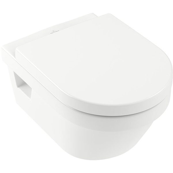 Villeroy and Boch Architectura Rimless Wall Hung Toilet + Seat - Image 2