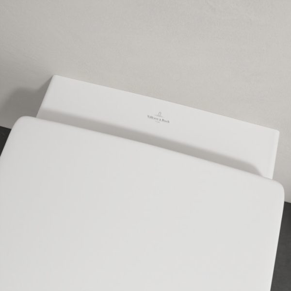 Villeroy and Boch Architectura DirectFlush Rimless Wall Hung Toilet + Soft Close Seat - Image 3