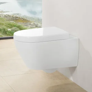 Villeroy and Boch Subway 2.0 DirectFlush Rimless Wall Hung Toilet + Soft Close Seat