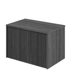 Crosswater Limit 700mm Steelwood Wall Hung Slatted Vanity Unit with Worktop