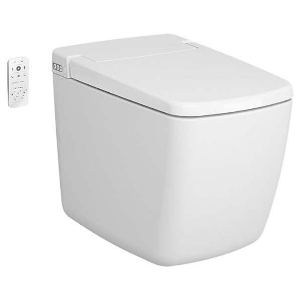 VitrA V Care Prime Smart Back to Wall Toilet and Seat - Image 2