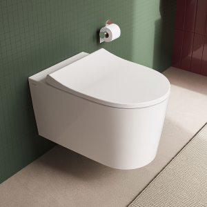 VitrA Sonic Flush Rimless Wall Hung Toilet + Soft Close Seat