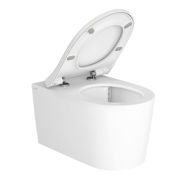 VitrA Sonic Flush Rimless Wall Hung Toilet + Soft Close Seat - Image 9