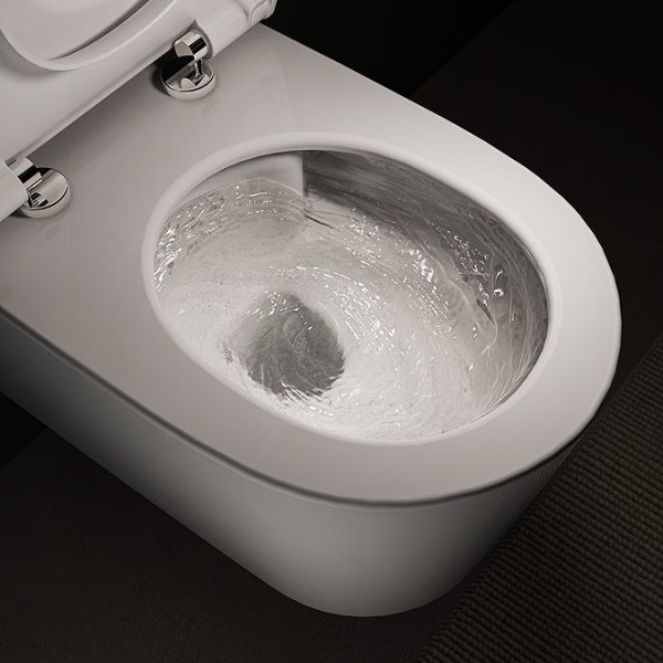 VitrA Sonic Flush Rimless Wall Hung Toilet + Soft Close Seat - Image 5