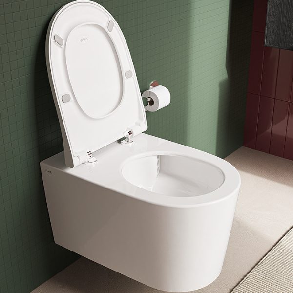 VitrA Sonic Flush Rimless Wall Hung Toilet + Soft Close Seat - Image 6