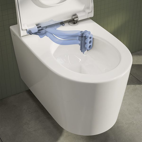 VitrA Sonic Flush Rimless Wall Hung Toilet + Soft Close Seat - Image 8