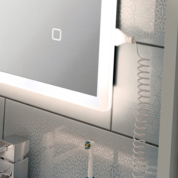 HIB Vega 60 LED Ambient Rectangular Mirror - Image 4
