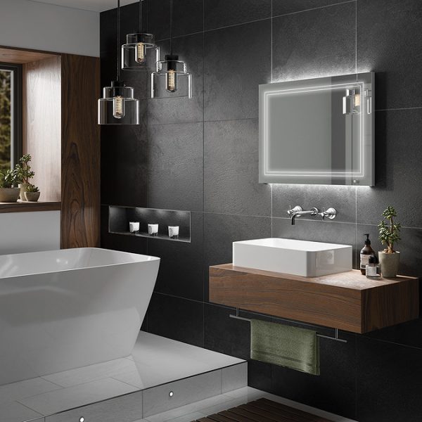 HIB Outline 50 LED Ambient Mirror - Image 2