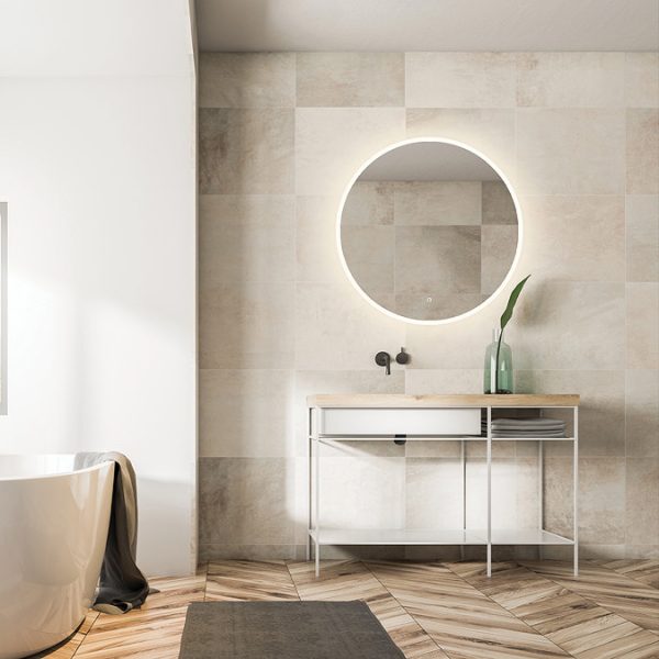 HIB Sphere 80 LED Ambient Round Mirror - Image 3