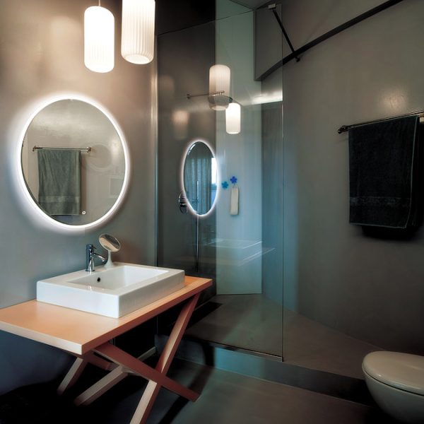 HIB Sphere 80 LED Ambient Round Mirror - Image 2