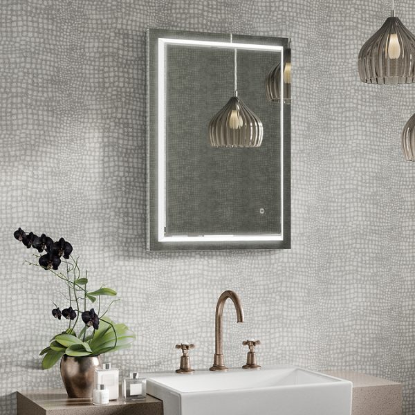 HIB Spectre 50 LED Illuminated Rectangular Mirror - Image 3