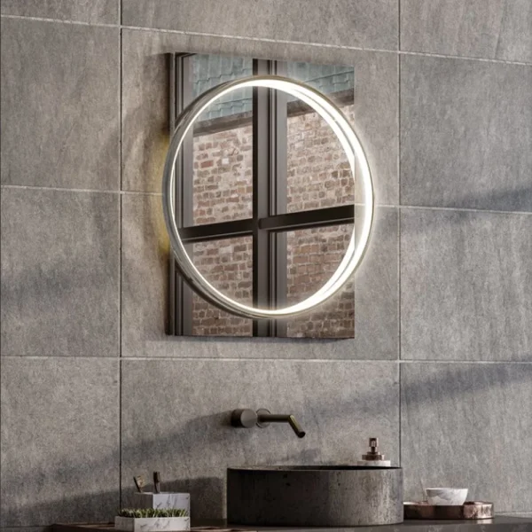 HIB Solas 50 LED Illuminated Mirror (Chrome Frame)