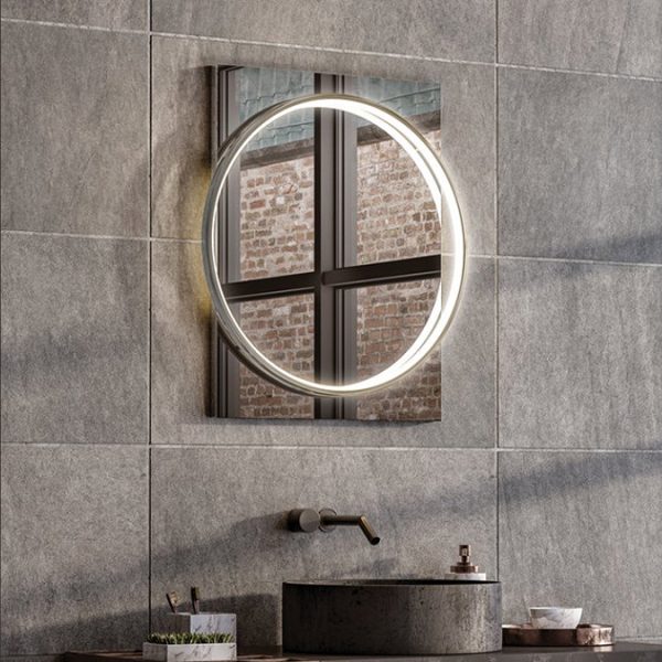 HIB Solas 60 LED Illuminated Mirror (Chrome Frame) - Image 2
