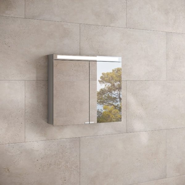 Keuco Royal Eone 800mm LED Illuminated Double Mirror Cabinet - Image 2