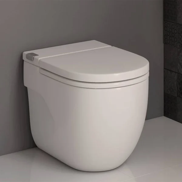 Roca In Tank Meridian Back To Wall Toilet with Integrated Cistern + Soft Close Seat