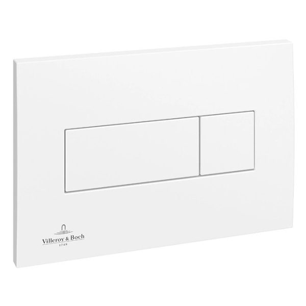 Villeroy and Boch Viconnect Pro S Toilet Frame with White Flush Plate + Architectura Wall Hung Toilet - Image 4