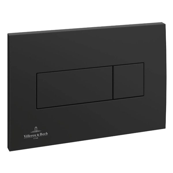 Villeroy and Boch Viconnect Pro S Toilet Frame with Black Flush Plate + Architectura Wall Hung Toilet - Image 4
