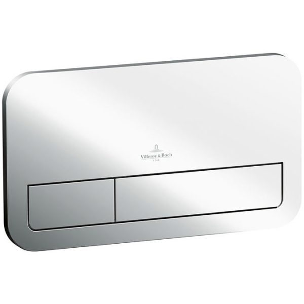 Villeroy & Boch ViPro 2.0 Toilet Frame with Chrome Flush Plate + Architectura Square Wall Hung Toilet - Image 5