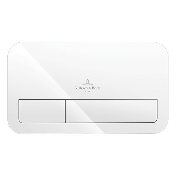 Villeroy & Boch Viconnect Pro 2.0 Toilet Frame with Subway 3.0 Twistflush Wall Mounted Toilet and White Flush Plate - Image 2