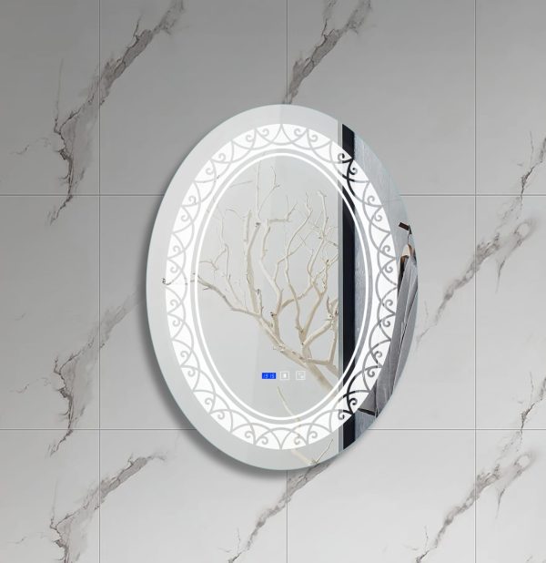 Royal Oval Smart Bluetooth Mirror 600mm x 800mm