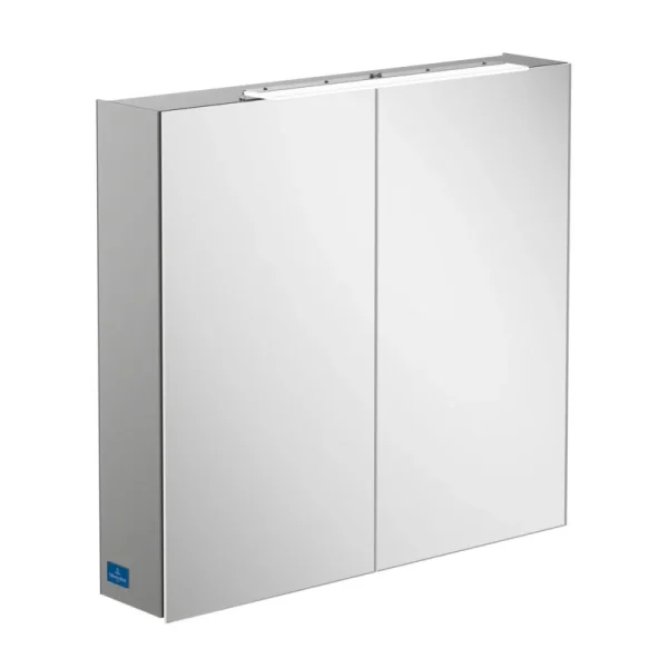 Villeroy and Boch H746 x W807mm My View One LED Illuminated Mirror Cabinet