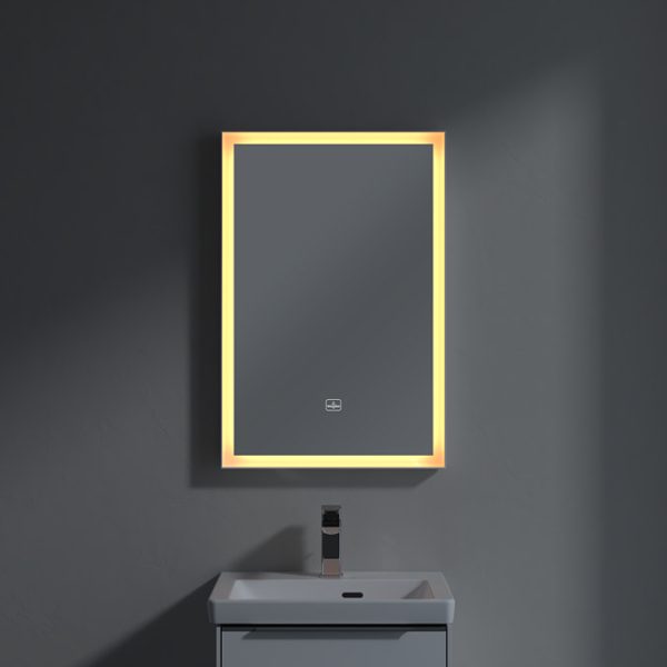 Villeroy and Boch Subway 3.0 White Matt 500 x 750mm LED Illuminated Mirror - Image 2