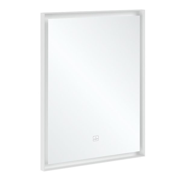 Villeroy and Boch Subway 3.0 White Matt 600 x 750mm LED Illuminated Mirror - Image 3