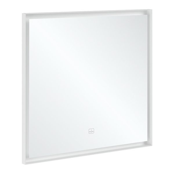 Villeroy and Boch Subway 3.0 White Matt 800 x 750mm LED Illuminated Mirror - Image 3