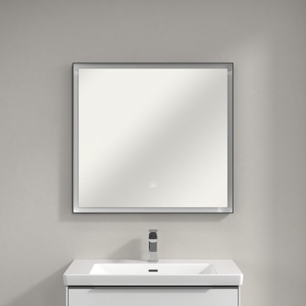 Villeroy and Boch Subway 3.0 BiColour 800 x 750mm LED Illuminated Mirror - Image 6