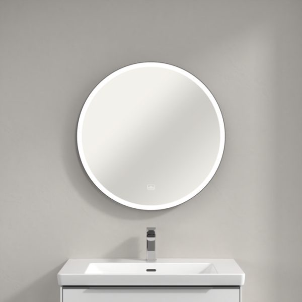 Villeroy and Boch Subway 3.0 BiColour 710mm Round LED Illuminated Mirror - Image 7