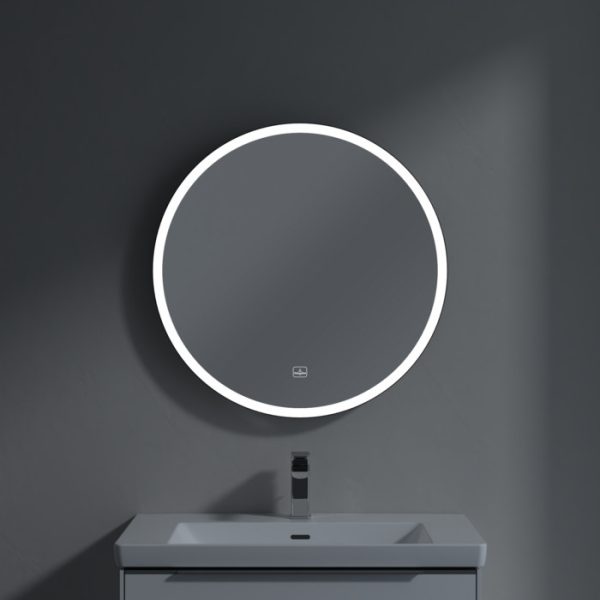 Villeroy and Boch Subway 3.0 BiColour 710mm Round LED Illuminated Mirror - Image 8