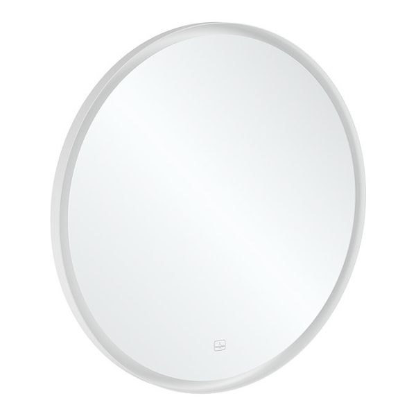 Villeroy and Boch Subway 3.0 White Matt 910mm Round LED Illuminated Mirror - Image 3