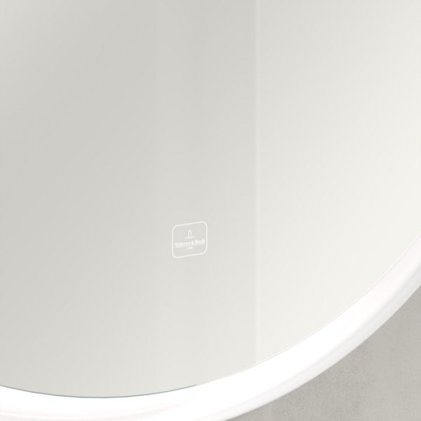 Villeroy and Boch Subway 3.0 White Matt 910mm Round LED Illuminated Mirror - Image 4