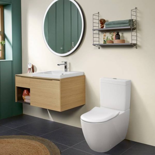 Villeroy and Boch Subway 3.0 BiColour 910mm Round LED Illuminated Mirror - Image 4