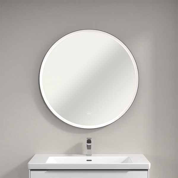 Villeroy and Boch Subway 3.0 BiColour 910mm Round LED Illuminated Mirror - Image 7