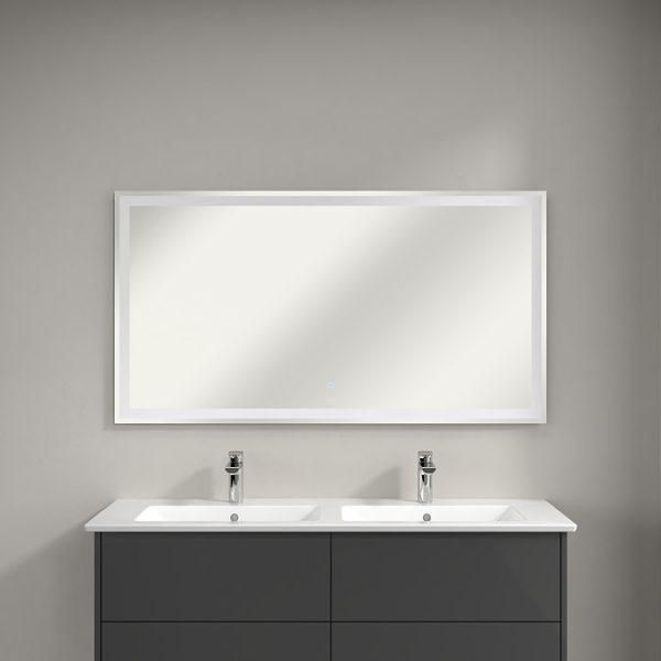 Villeroy and Boch Finero 1300 x 700mm LED Illuminated Mirror - Image 3
