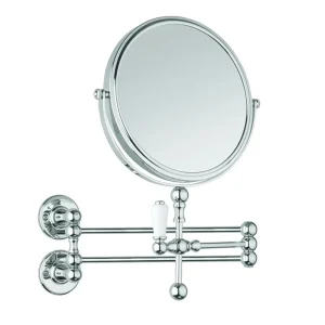 Burlington Traditional Cosmetic Wall Mirror   Chrome