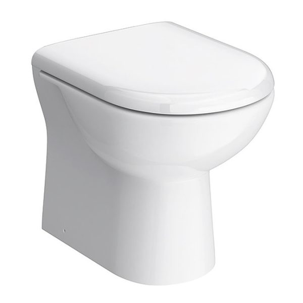 Alaska Rimless Back to Wall Toilet Pan + Soft Close Seat - Image 3