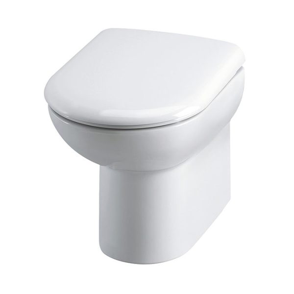 Alaska Rimless Back to Wall Toilet Pan + Soft Close Seat - Image 5