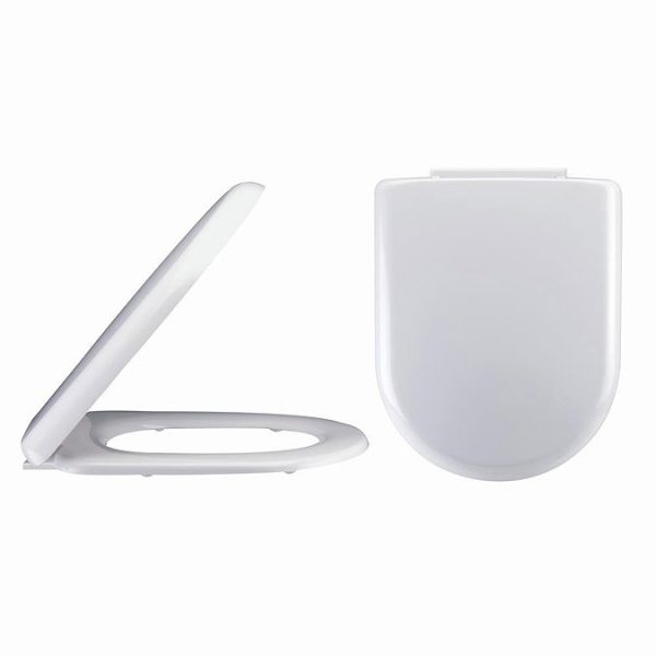 Alaska Rimless Back to Wall Toilet Pan + Soft Close Seat - Image 8