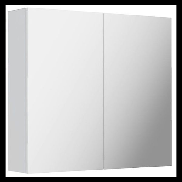 Mode Adler 600 x 665mm White Mirror Cabinet - Image 3