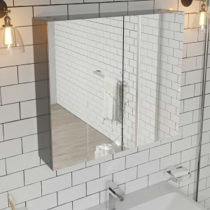 Mode Adler 665 x 600mm Grey Mirror Cabinet